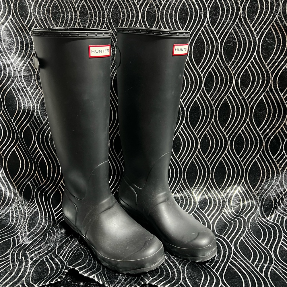 Hunter rubber boots size 10